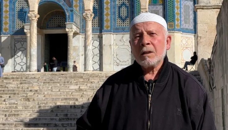 الجزيرة نت تنقل تجربة حارس المسجد الأقصى صالح الدويك