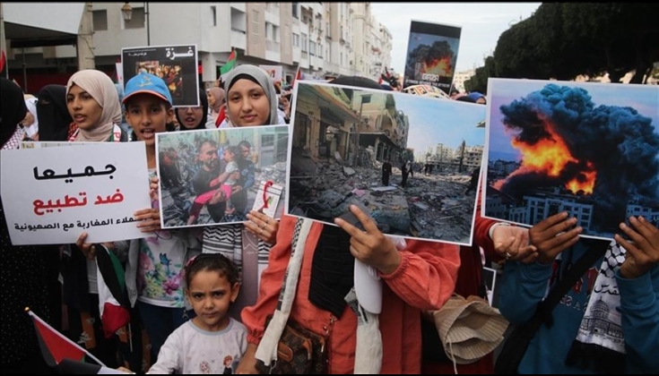 المغرب.. 115 مظاهرة تضامنية مع غزة في يوم واحد