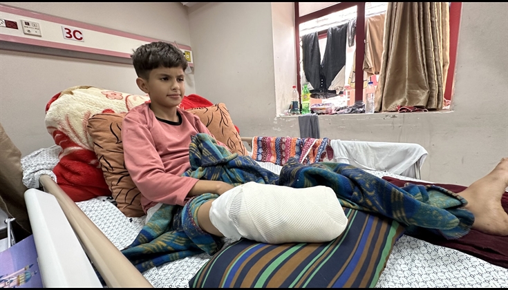 لجنة أممية: أكثر من 10 أطفال بغزة يفقدون سيقانهم يوميًا