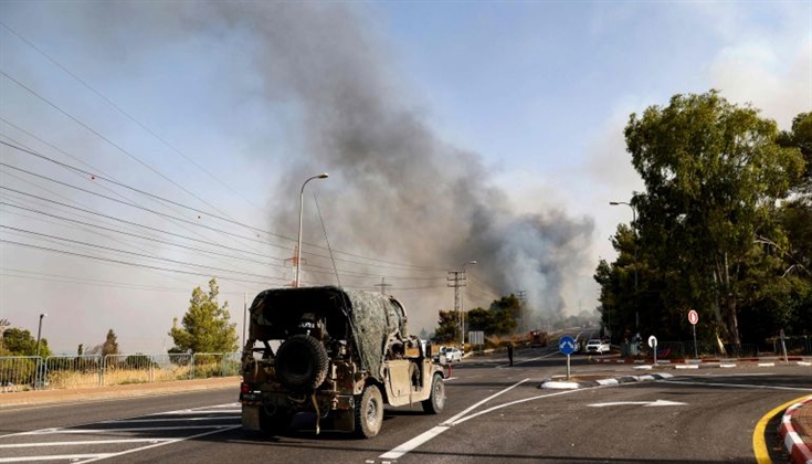 حرائق قرب القدس إثر اعتراض صاروخ أطلق من اليمن