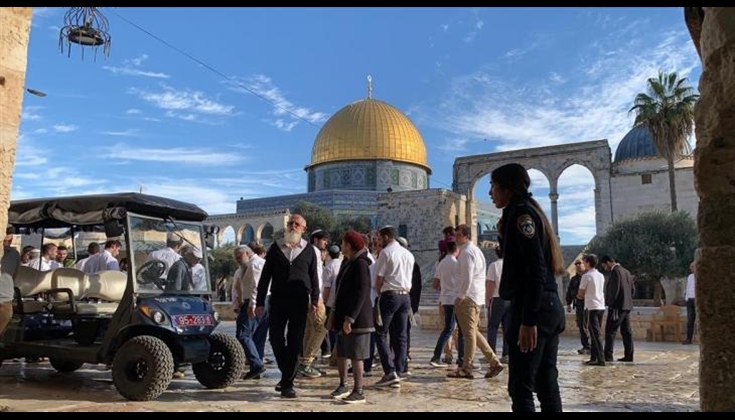مستوطنون يقتحمون المسجد الأقصى