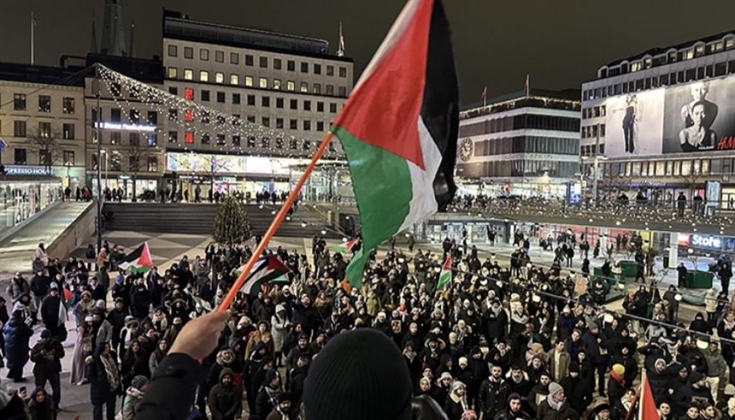 مئات السويديين يلغون احتفالات رأس السنة تضامنًا مع غزة