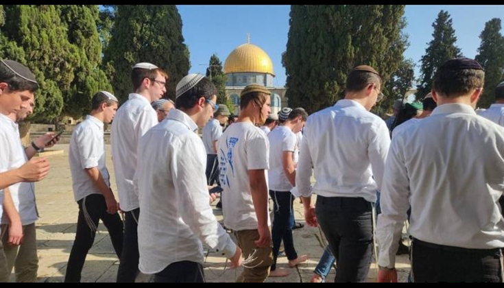 مستوطنون يدنسون باحات المسجد الأقصى القدس