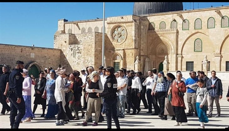 عشرات المستوطنين يُدنسون باحات "الأقصى"
