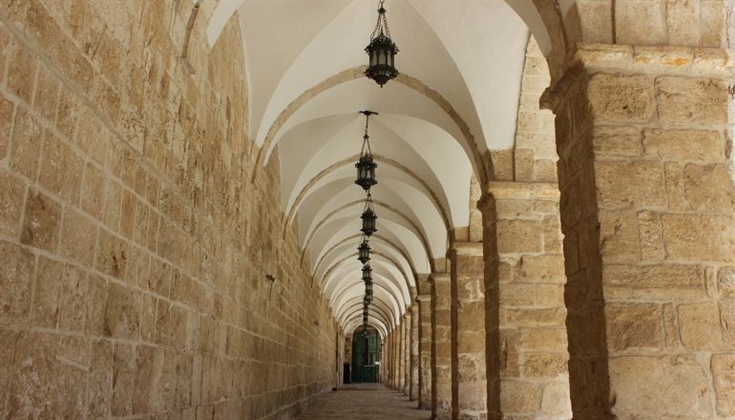 أروقة المسجد الأقصى معالم معمارية بارزة في المسجد الأقصى