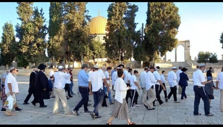 عشرات المستوطنين يقتحمون المسجد الأقصى