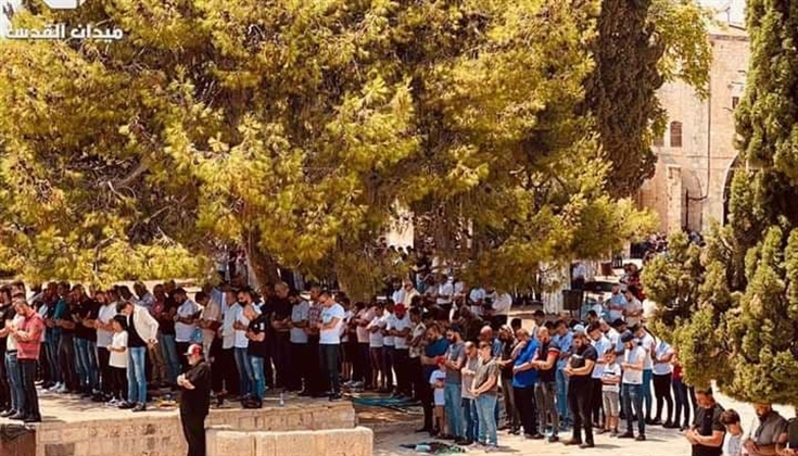 صلاة الجمعة في  المسجد الأقصى المبارك